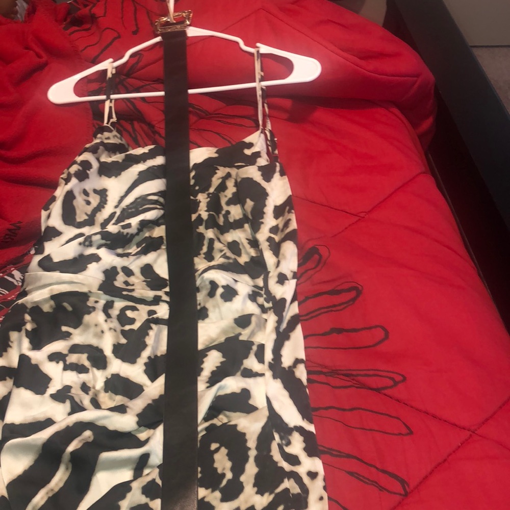 Cheetah print dress